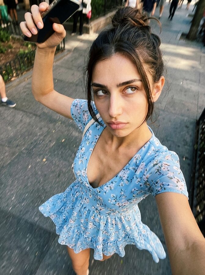 Emily — summer dress, out and about